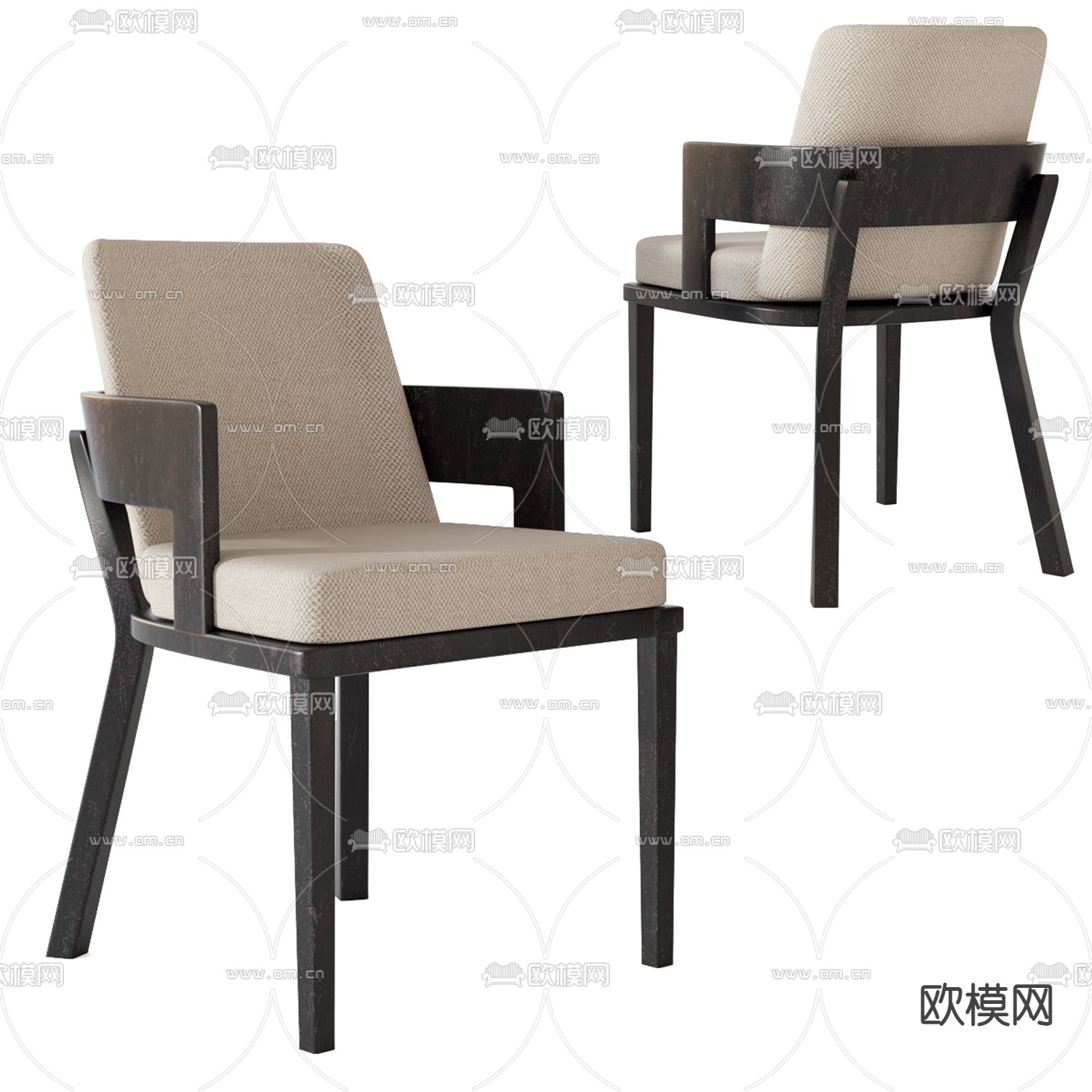 Teresina 休闲椅3d模型下载