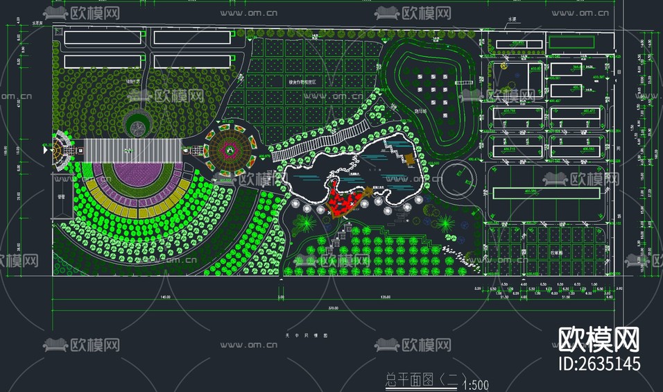 32套旅游度假村CAD施工圖下載(渲染圖6)