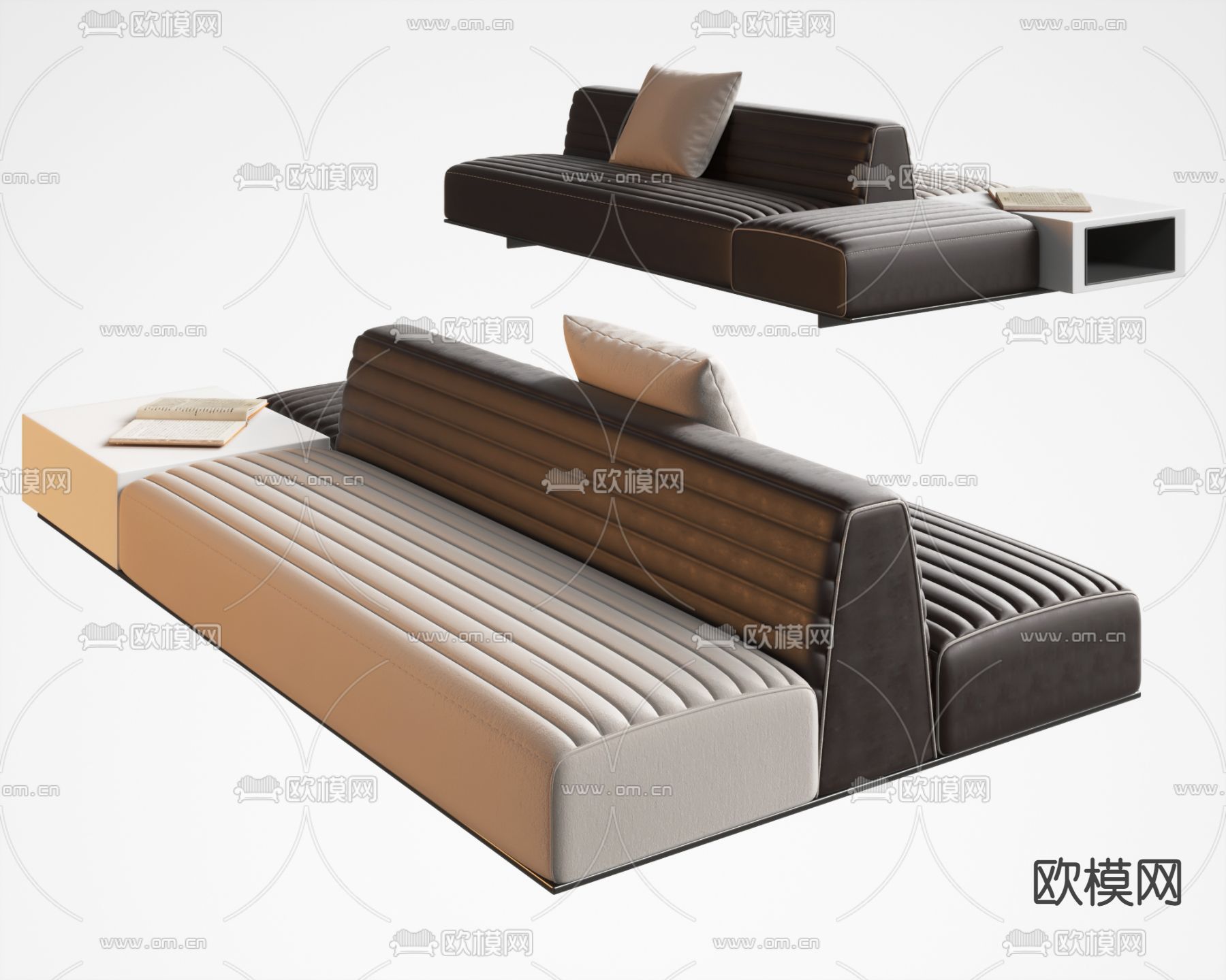 Poliform 双靠沙发 3d模型下载