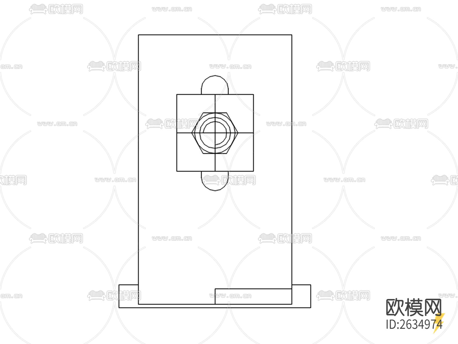 五金cad图库下载（渲染图5）