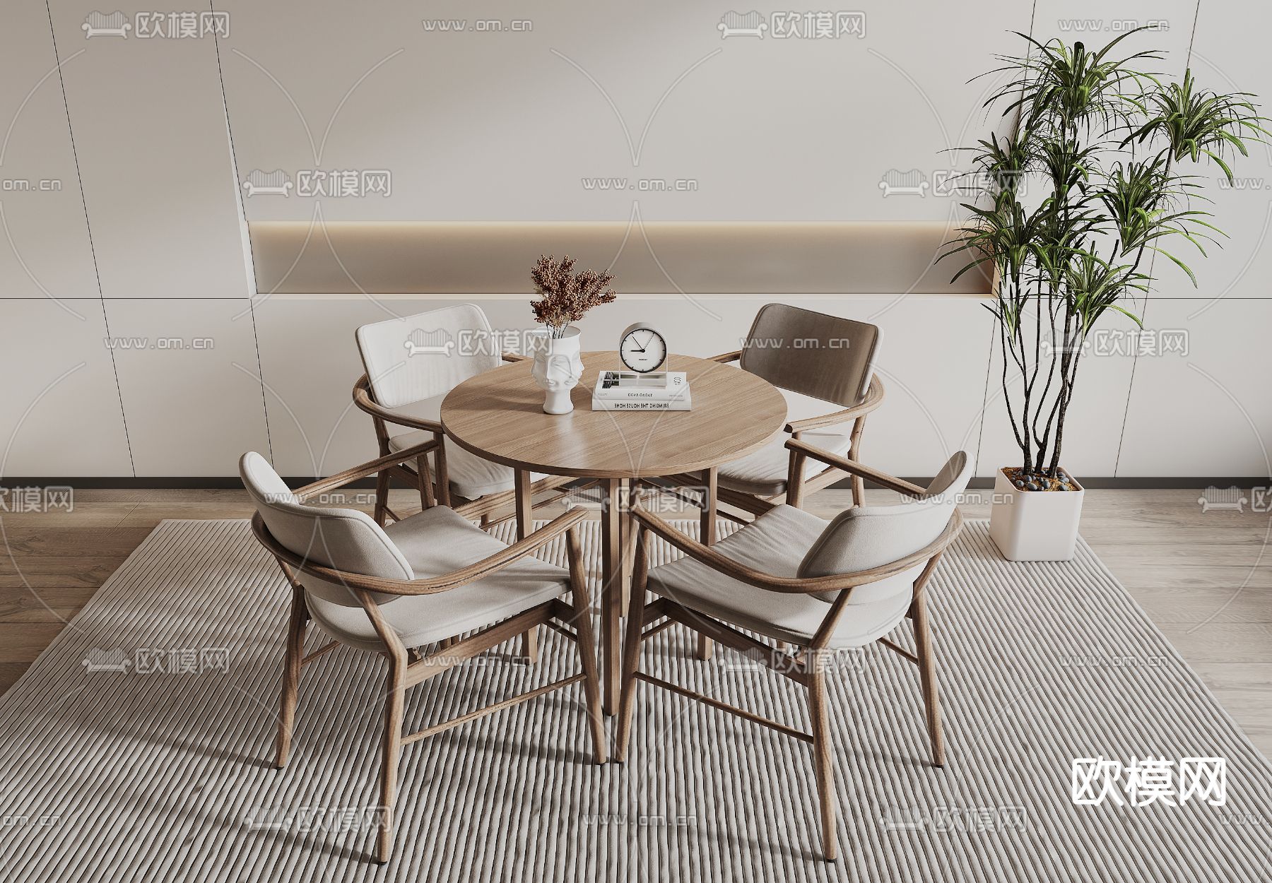 洽谈桌椅 休闲桌椅3d模型下载