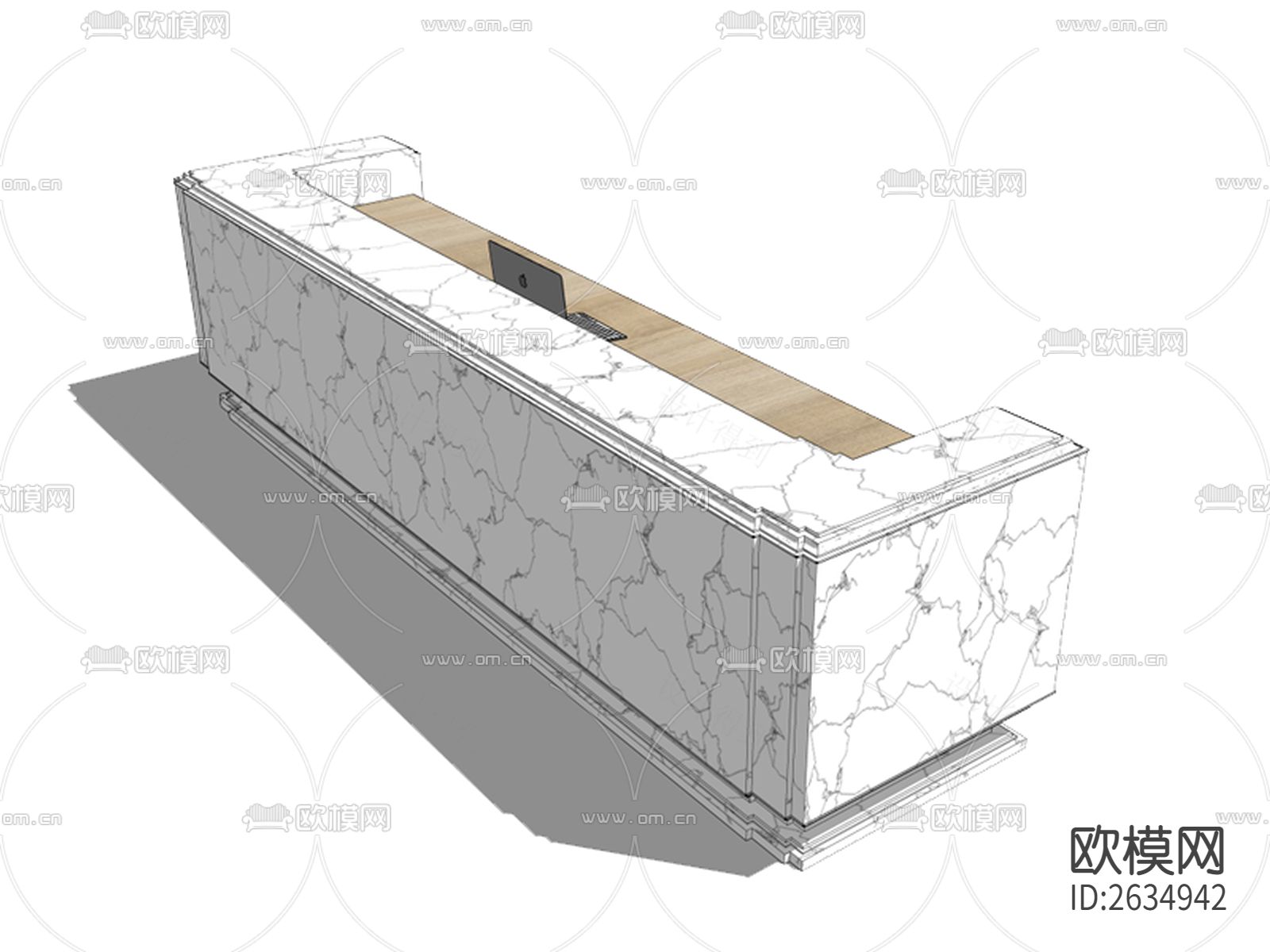 服务台节点大样下载（渲染图4）