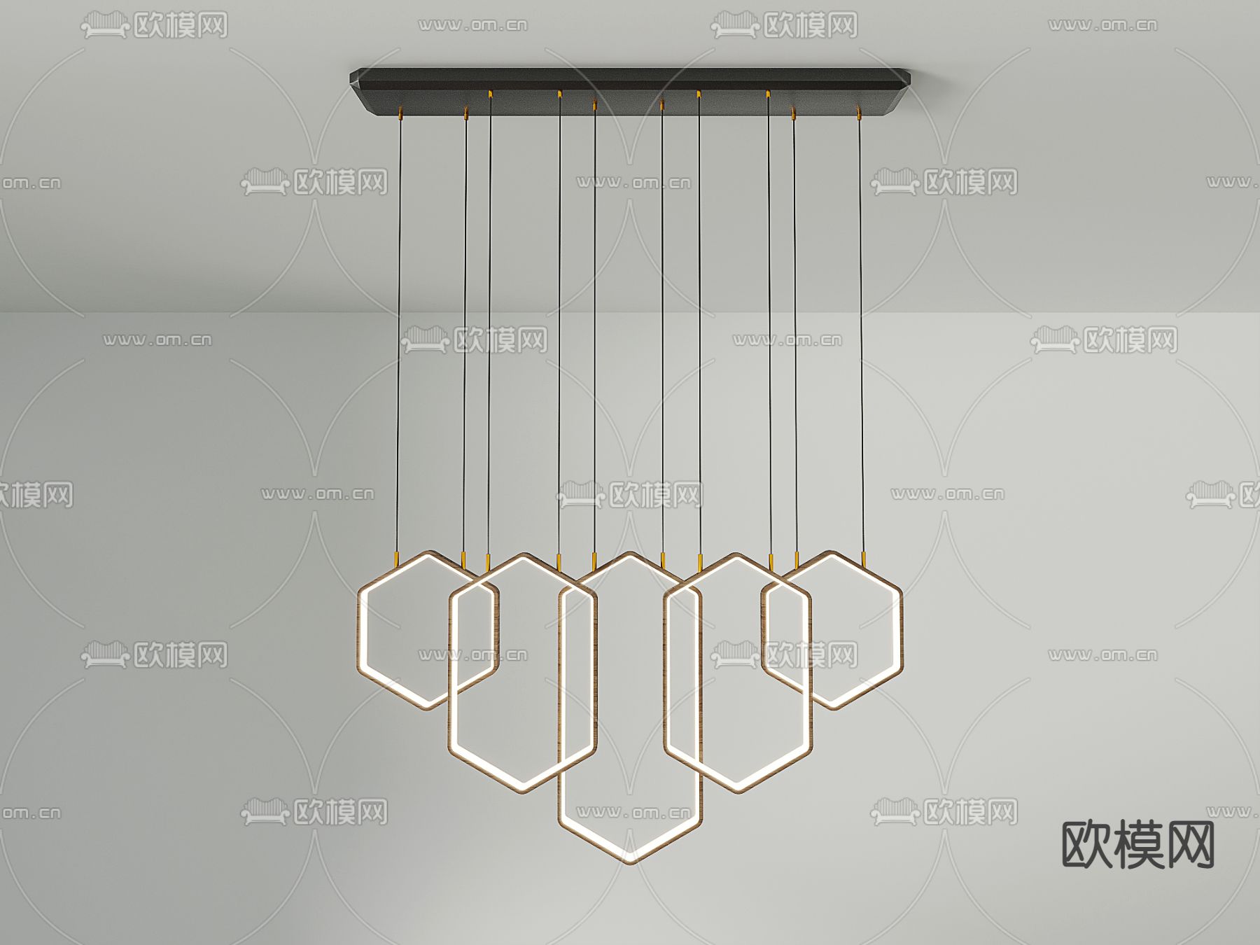 创意吊灯 大厅灯3d模型下载