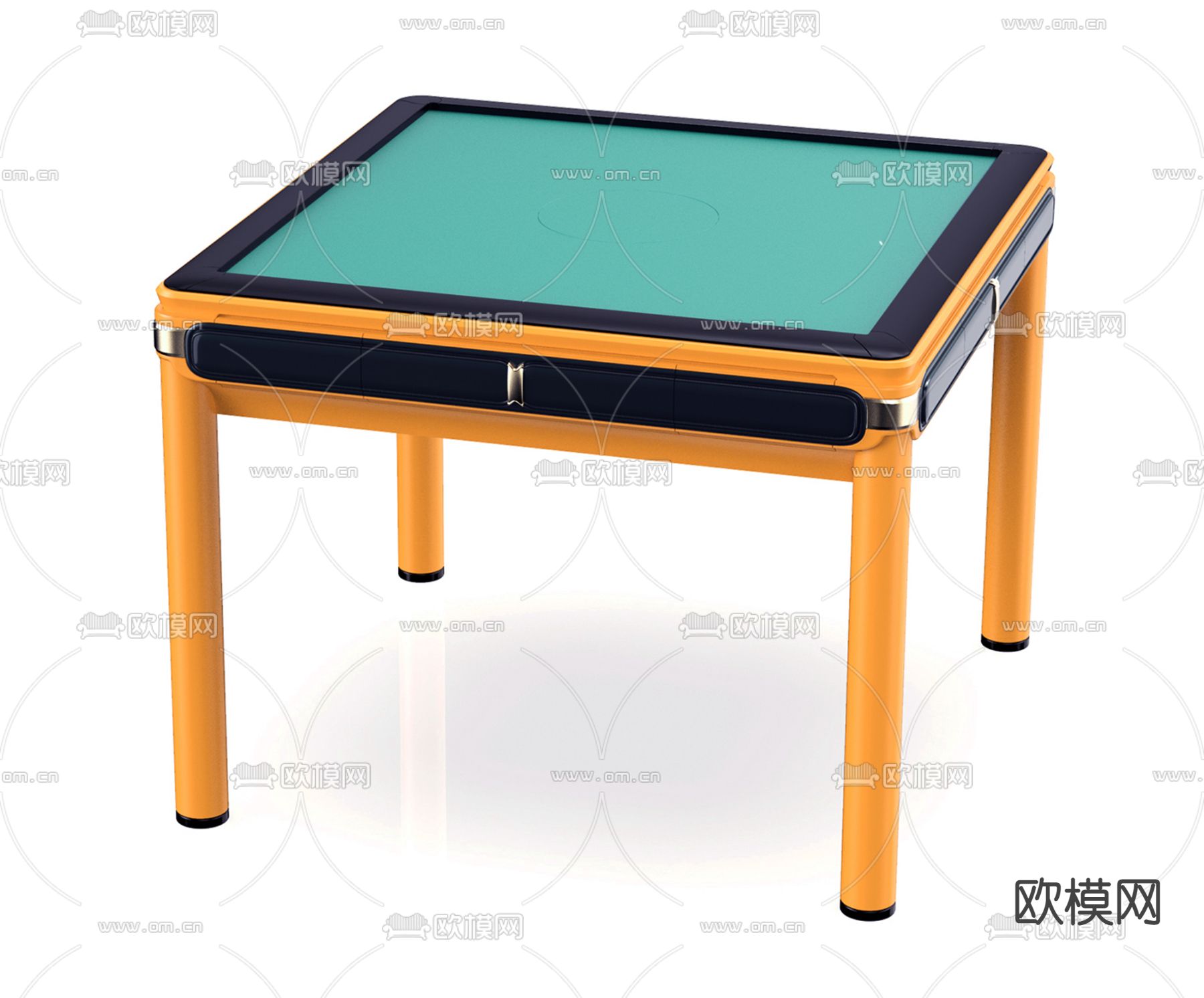 麻将机su模型下载（渲染图1）