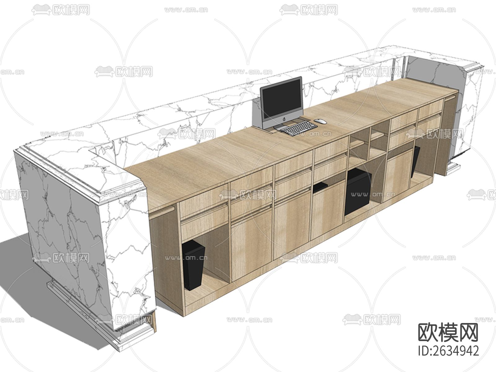 服务台节点大样下载（渲染图6）