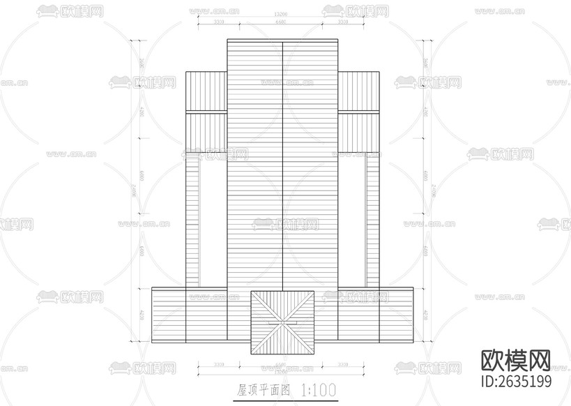 整套十字天主教堂CAD施工圖下載(渲染圖4)