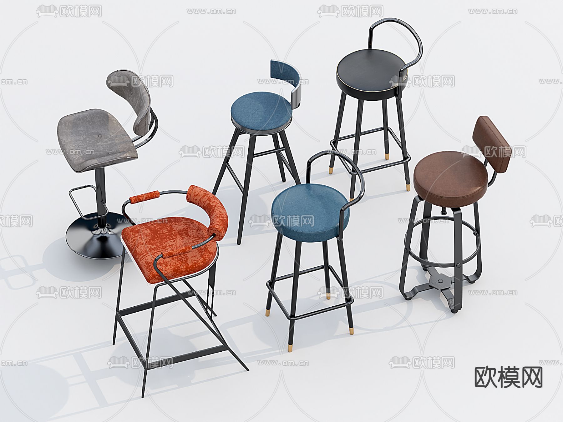 吧椅 吧凳3d模型下载