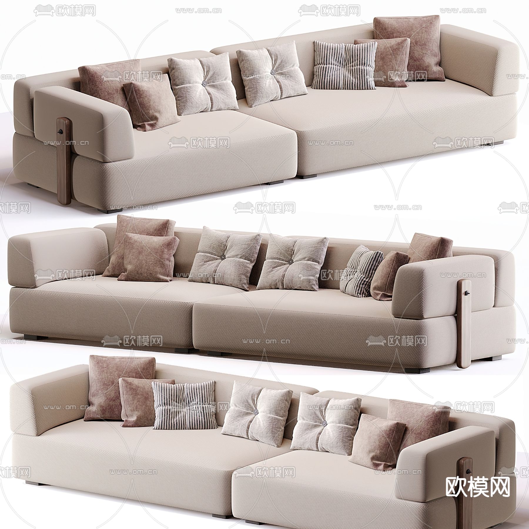 Poliform  双人沙发3d模型下载