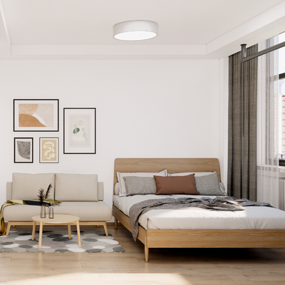  现代单身公寓su模型 