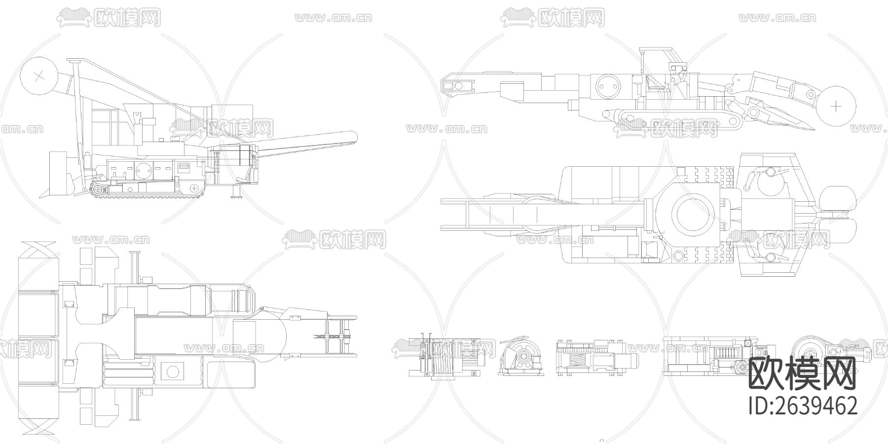 机械运输CAD节点大样下载（渲染图3）