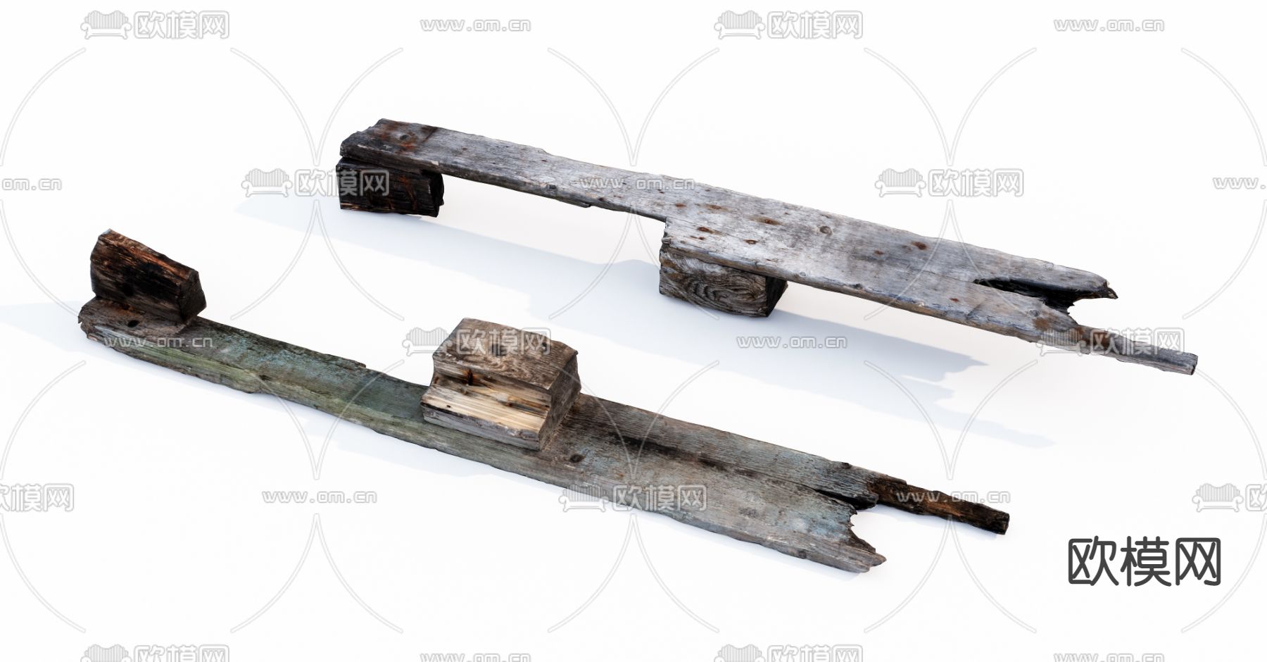 木头 枯木su模型下载（渲染图1）