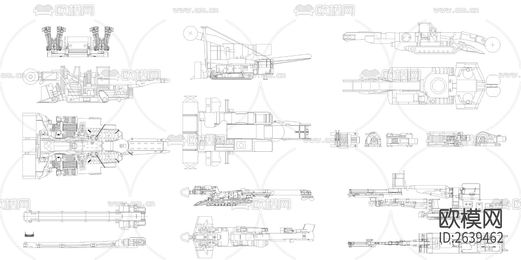 机械运输CAD节点大样下载（渲染图1）