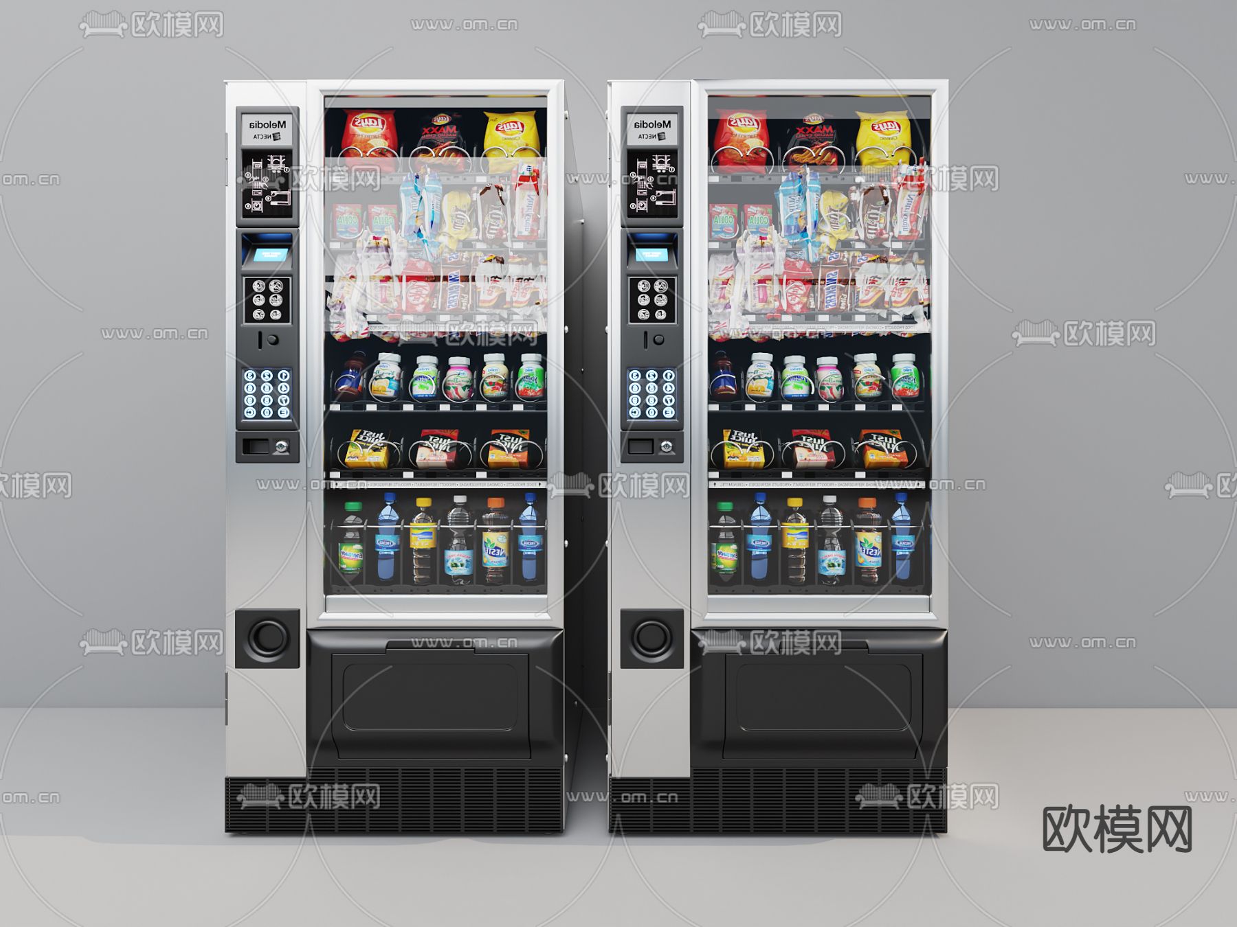 自助售货机3d模型下载