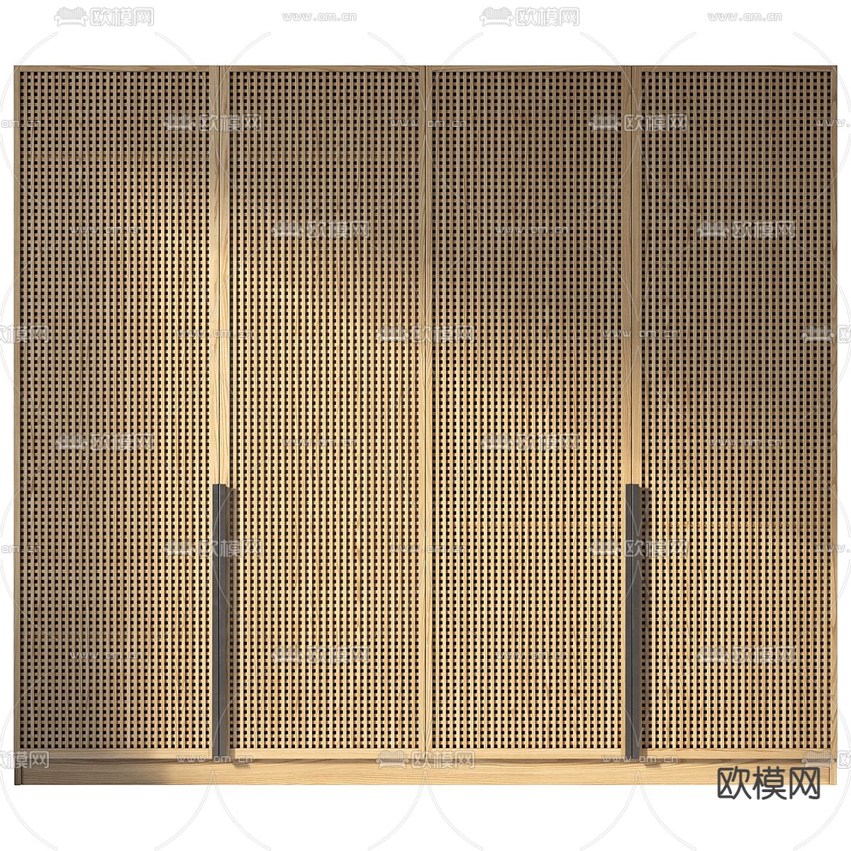 北欧衣柜3d模型下载（渲染图3）