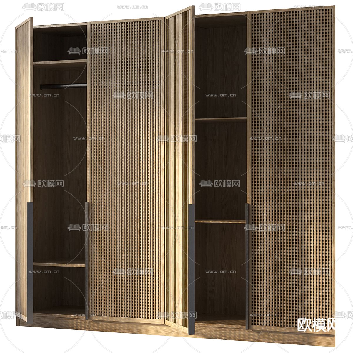 北欧衣柜3d模型下载（渲染图4）