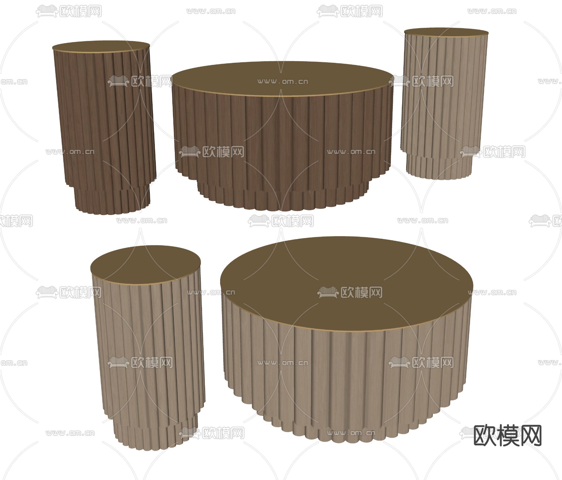MISSANA 茶几su模型下载（渲染图2）
