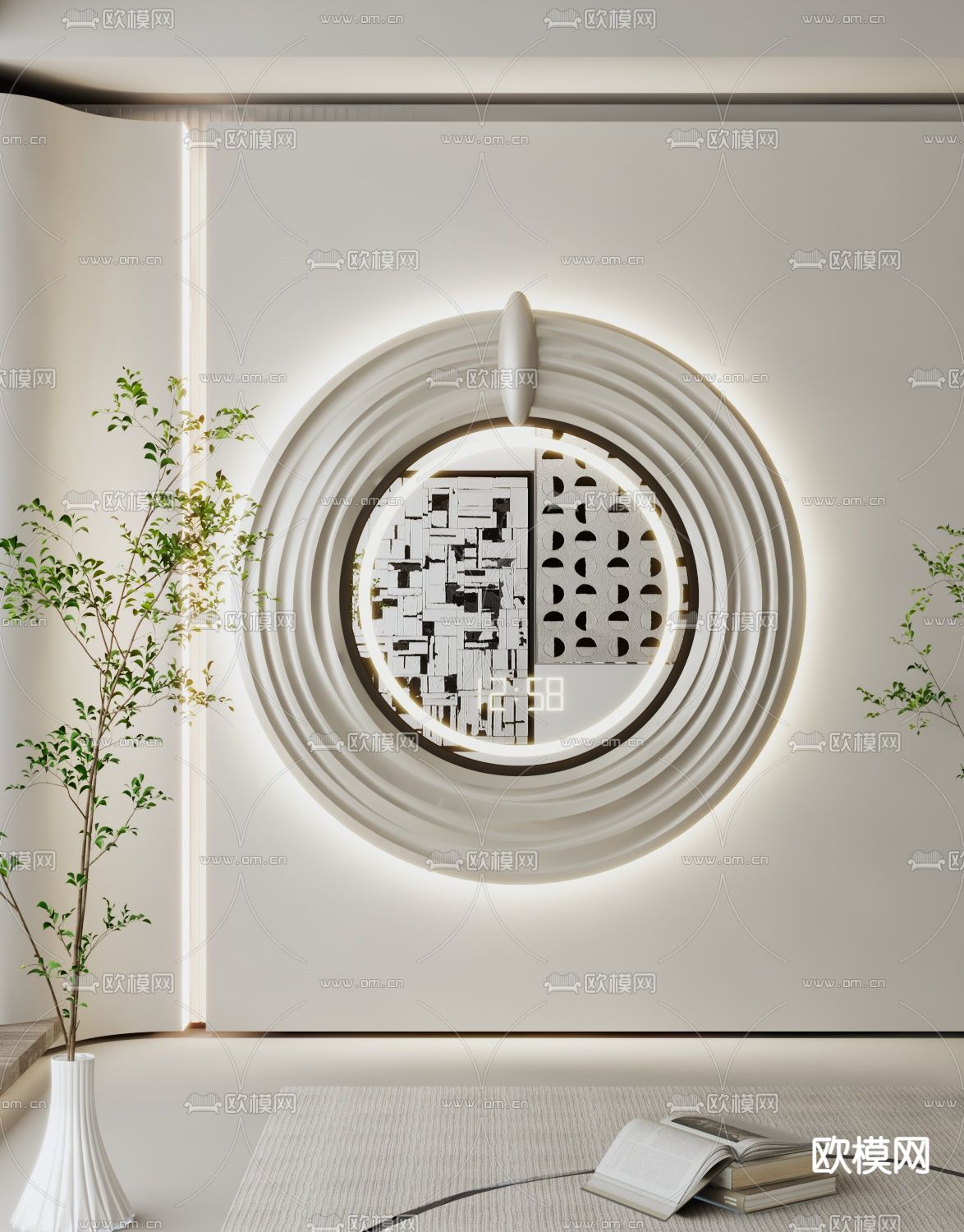 镜子 化妆镜 装饰镜3d模型下载