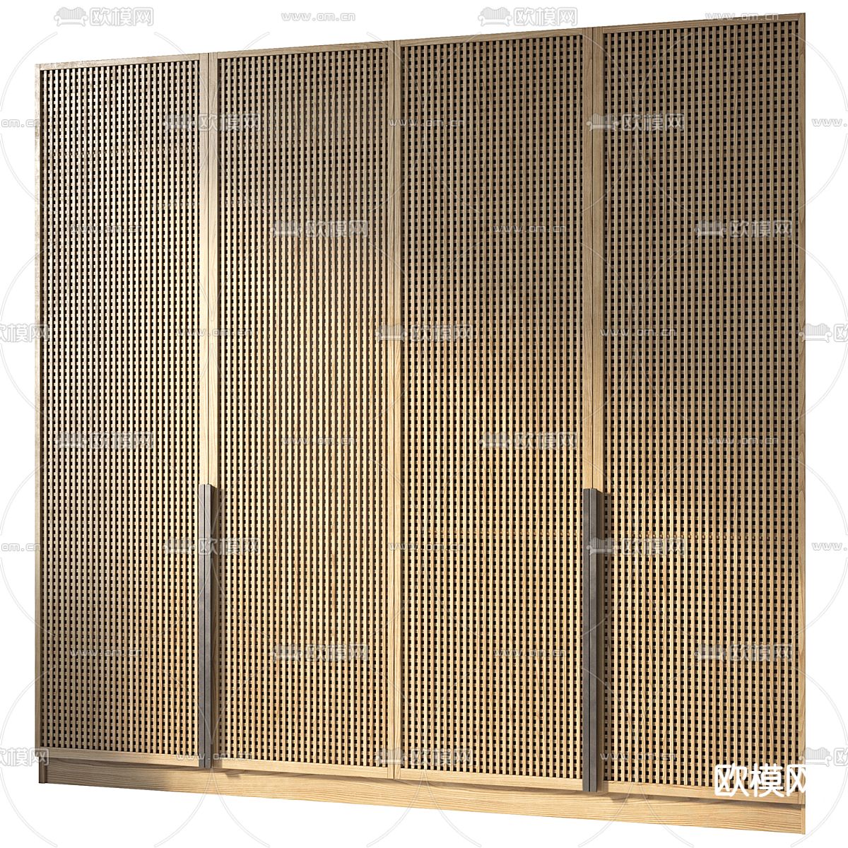 北欧衣柜3d模型下载（渲染图2）