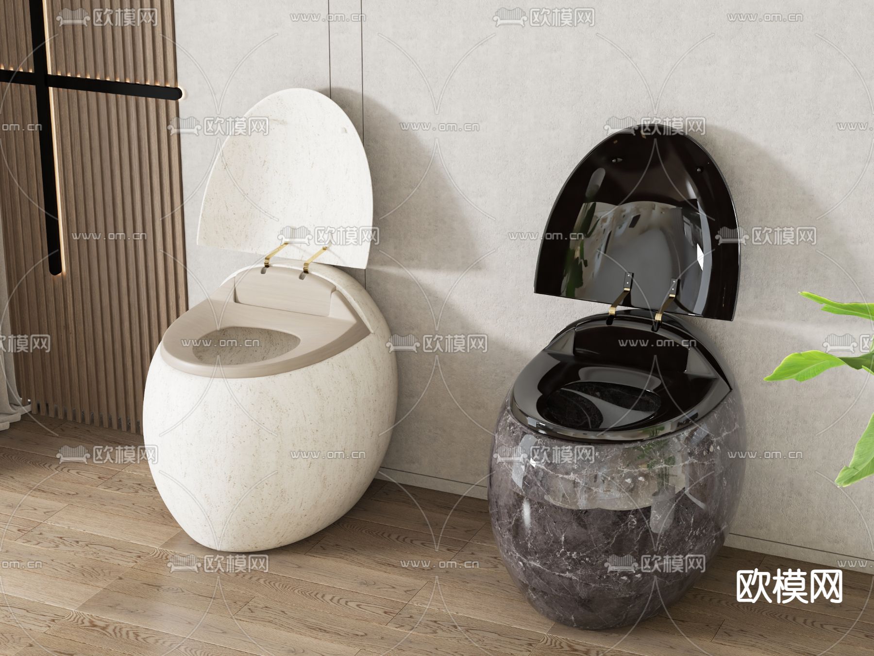 马桶 坐便器3d模型下载