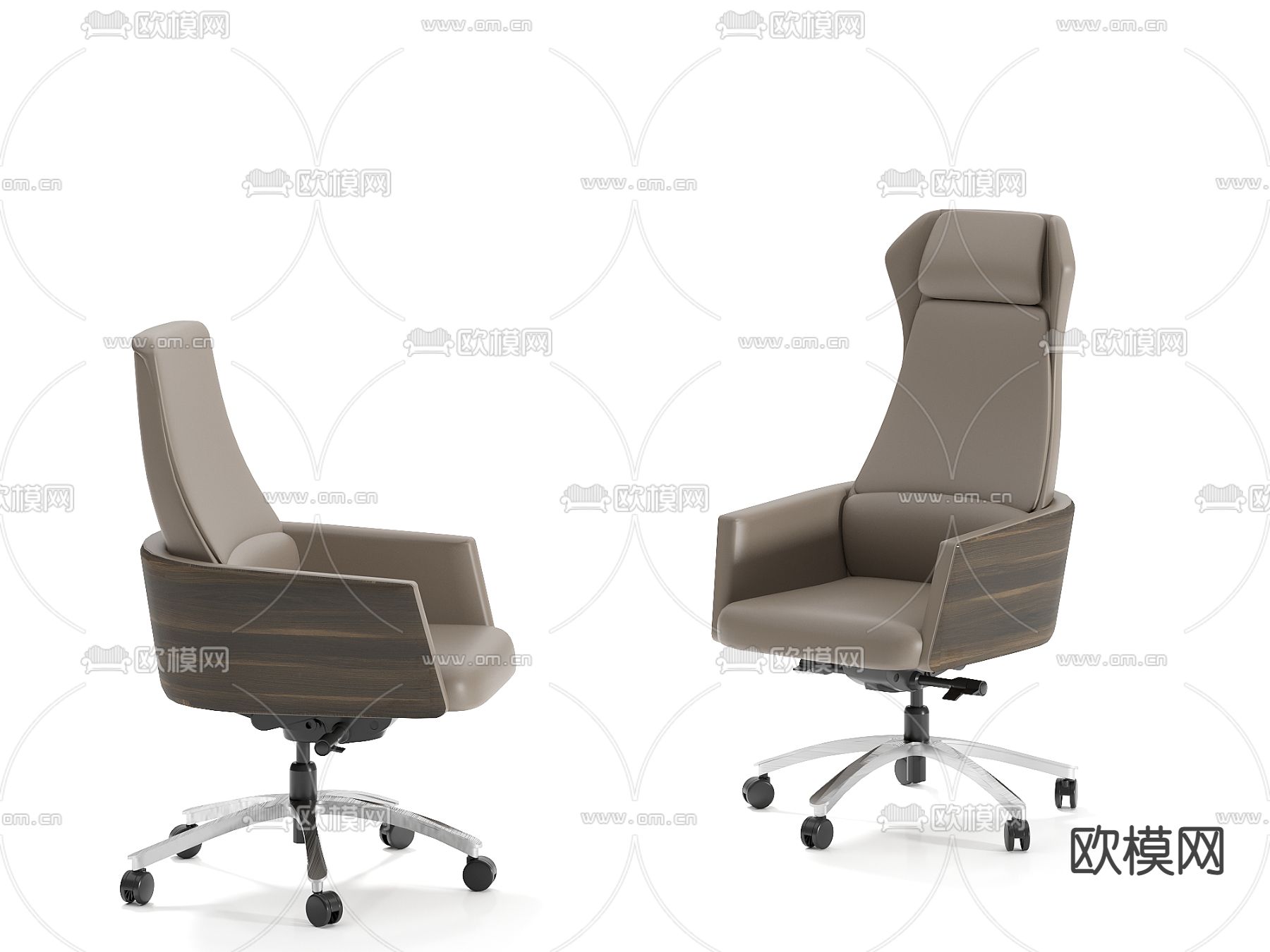 办公椅 大班椅 老板椅3d模型下载
