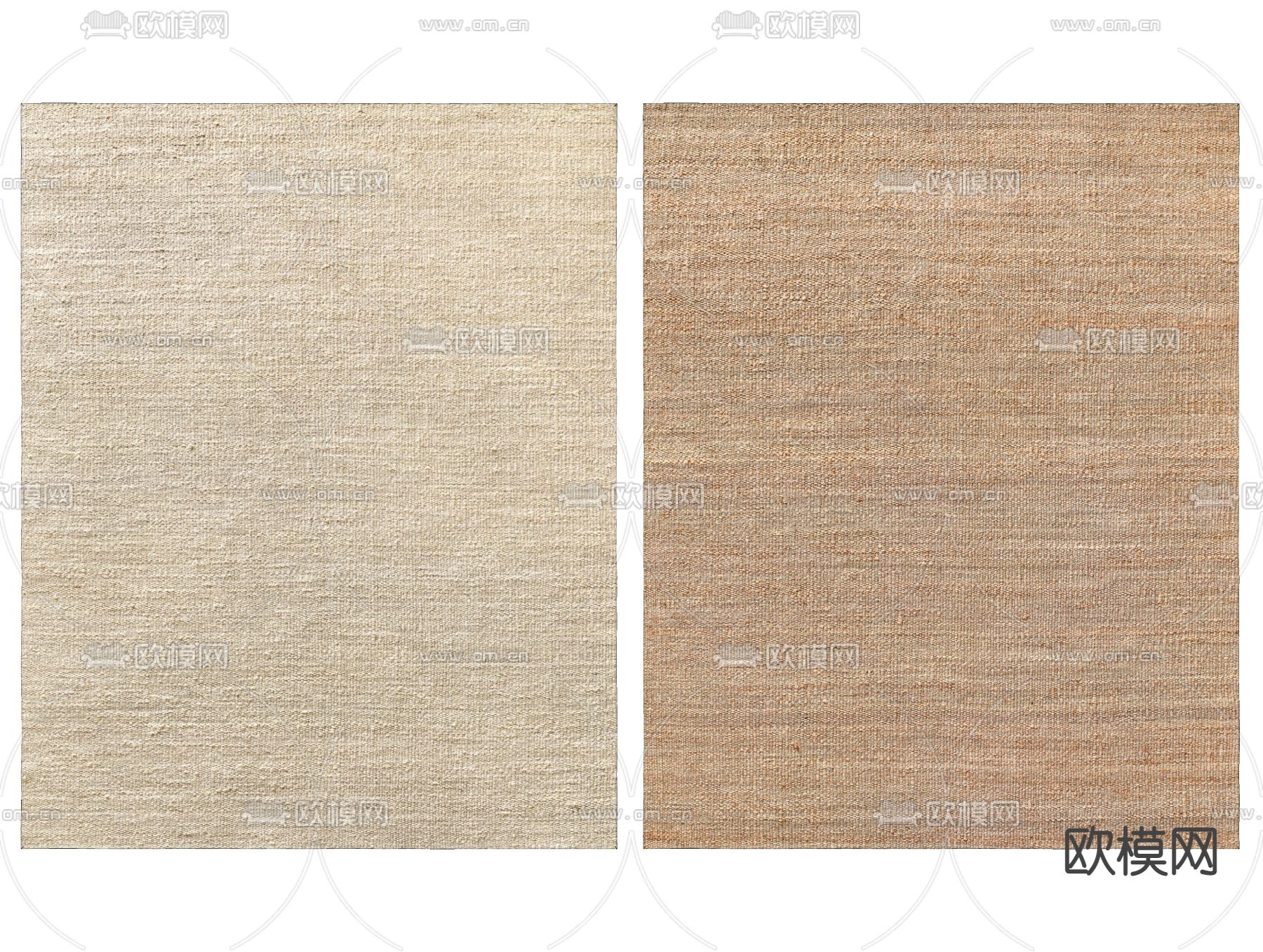 侘寂风地毯su模型