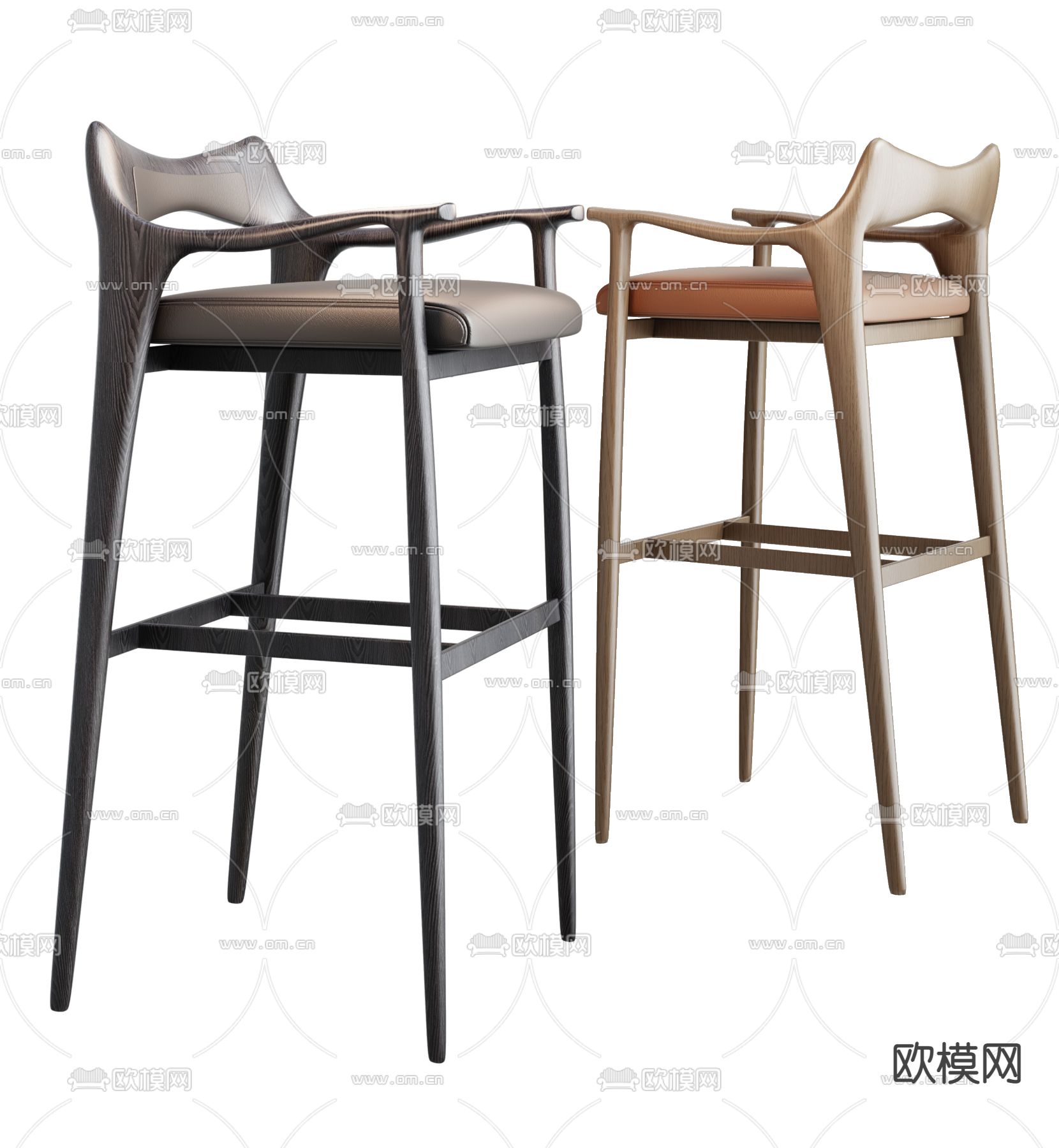 Pertica 吧椅 吧凳3d模型下载