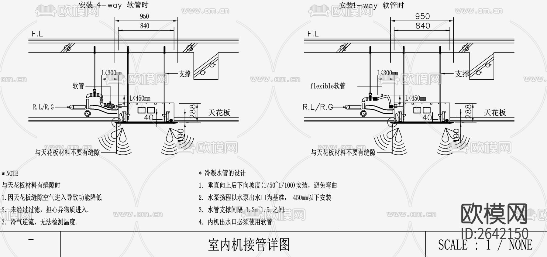 多联机系统节点大样下载（渲染图2）