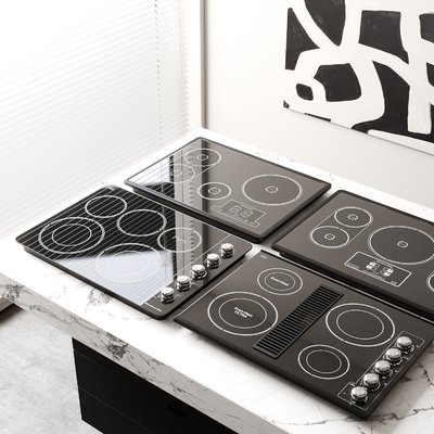  现代电子燃气灶su模型 