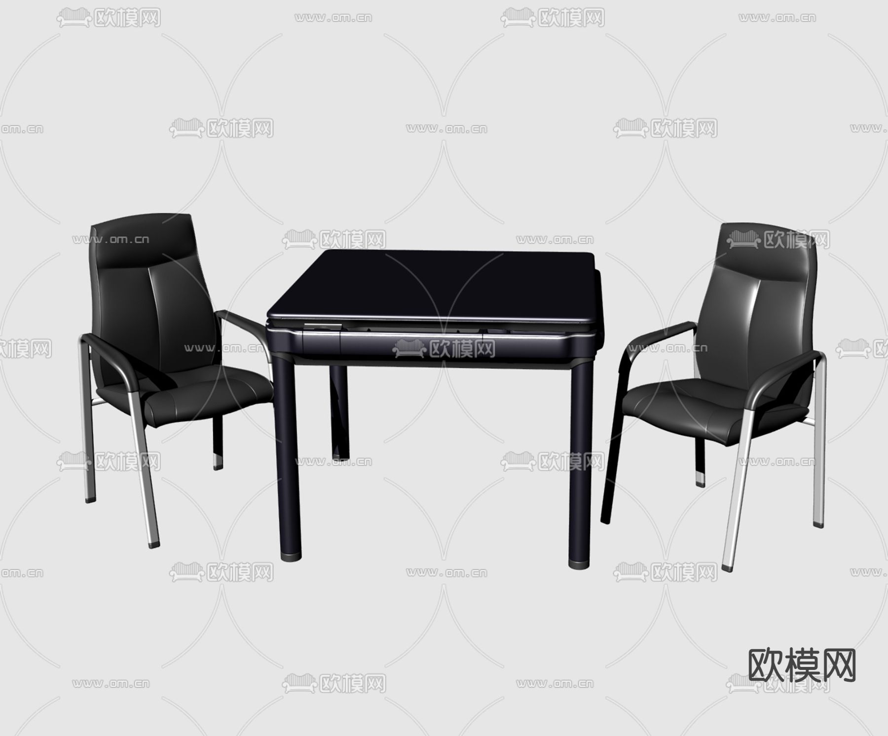 麻将机su模型下载（渲染图2）