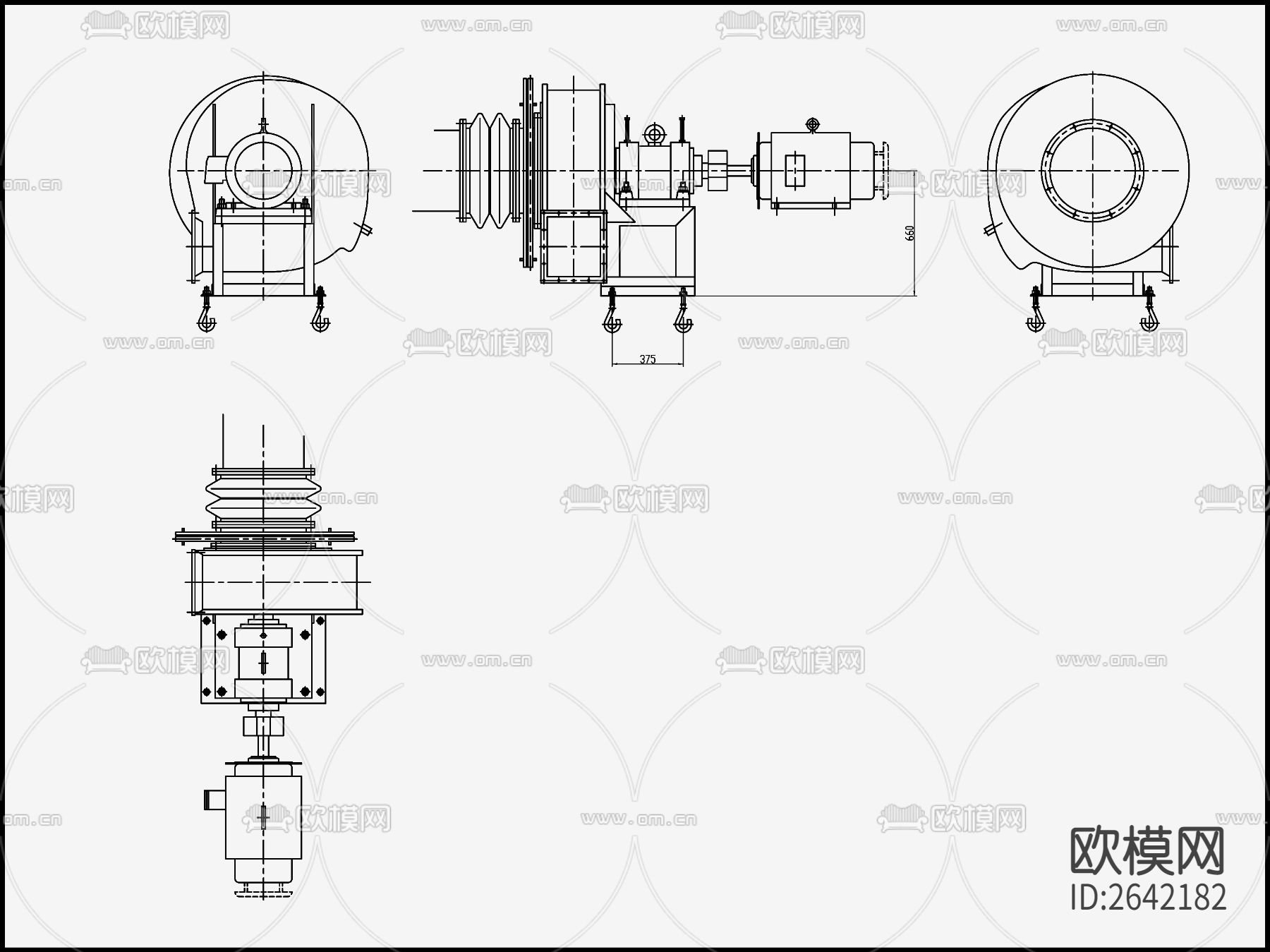 风机节点大样下载（渲染图4）