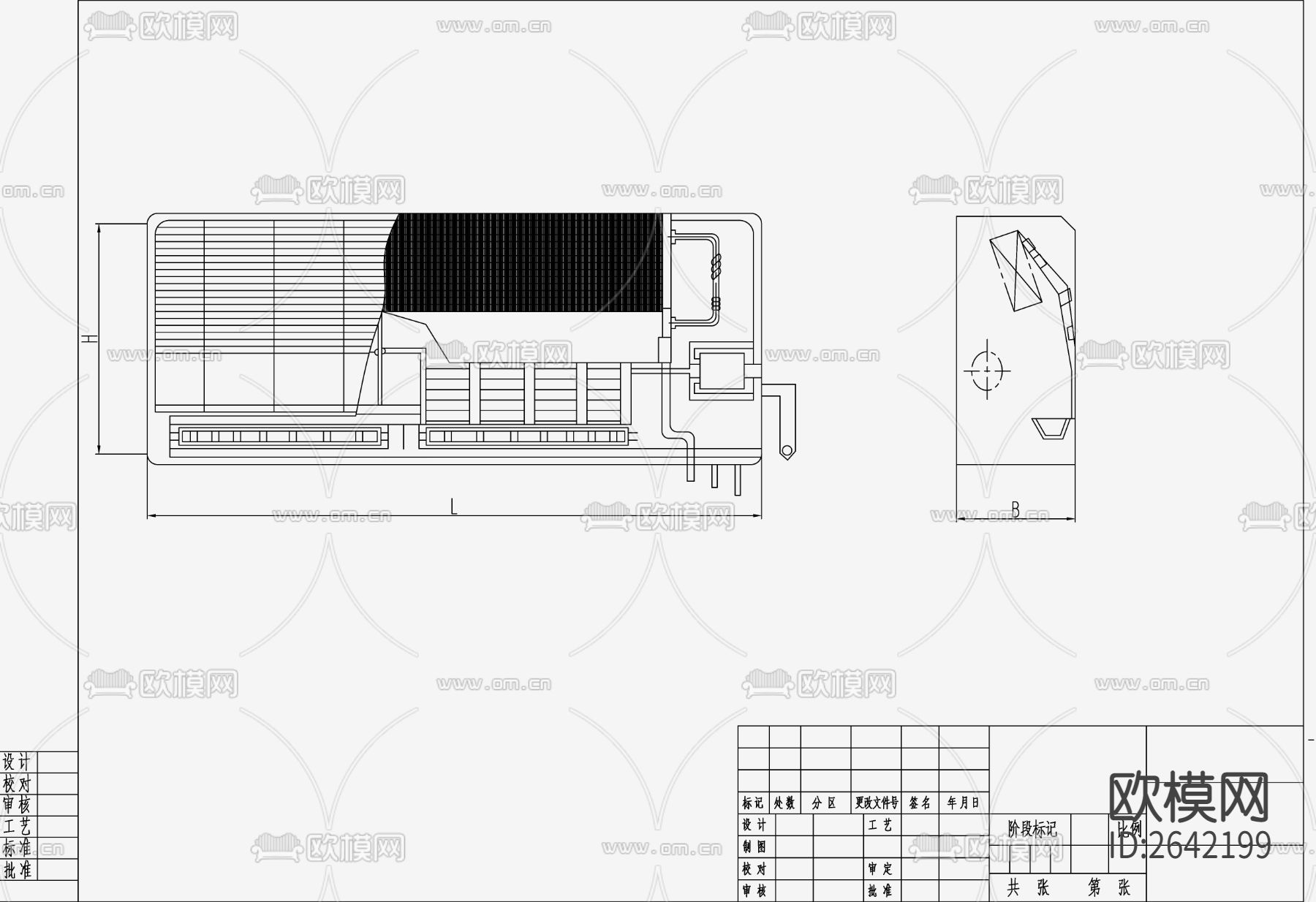 风机盘管CAD节点大样下载（渲染图1）