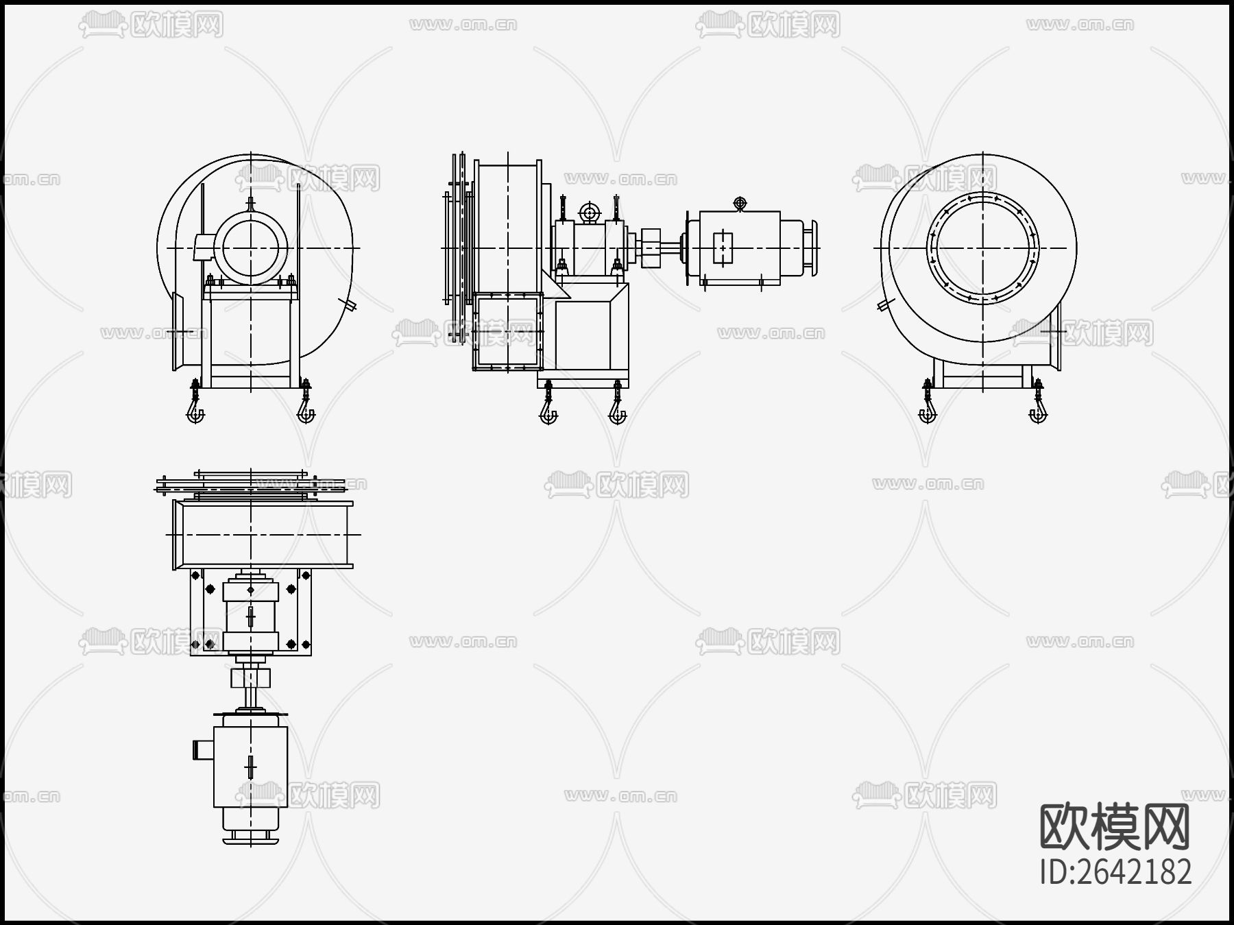 风机节点大样下载（渲染图3）
