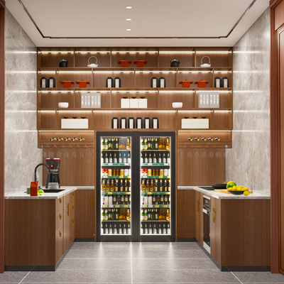  中式传菜口su模型 