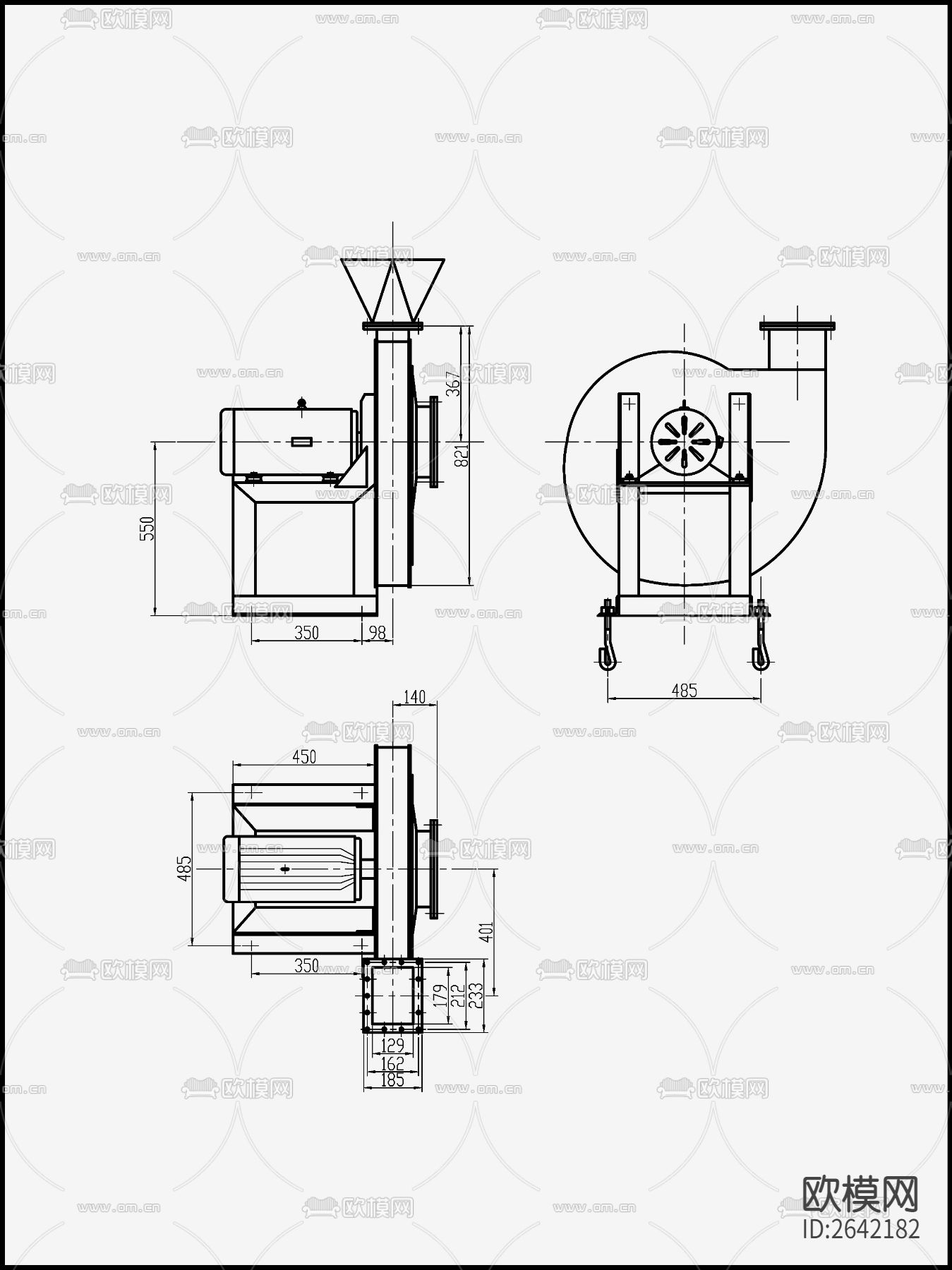风机节点大样下载（渲染图2）