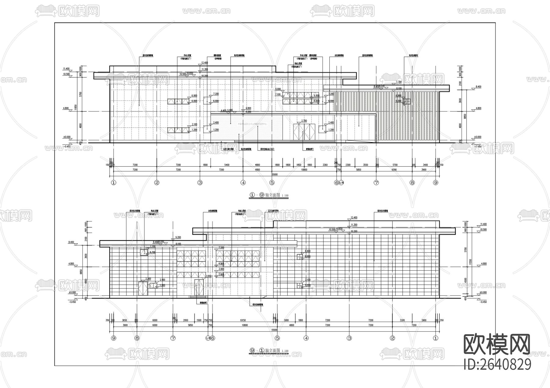 电信基地监控中心CAD施工图下载（渲染图7）