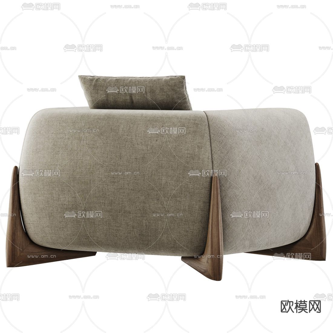 Porada 单人沙发3d模型下载（渲染图3）