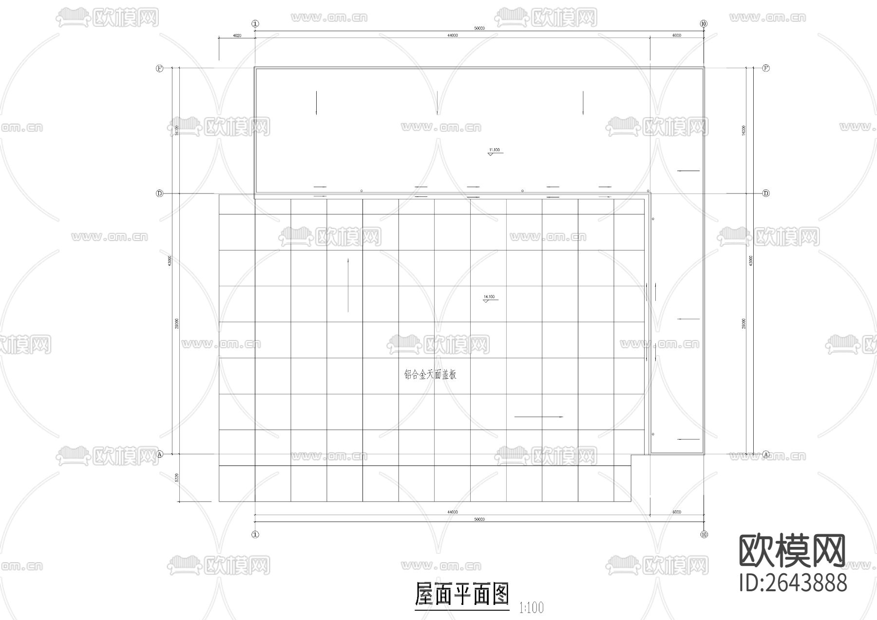 会议中心大楼CAD施工图下载（渲染图2）