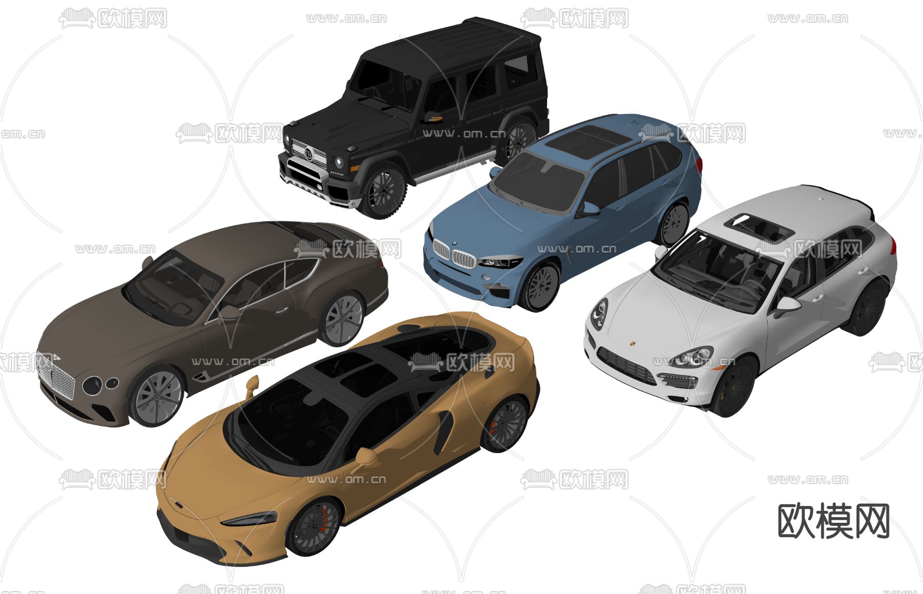 汽车 跑车su模型