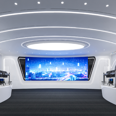  科技体验展厅su模型 