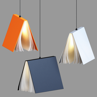 书籍吊灯 小吊灯su模型