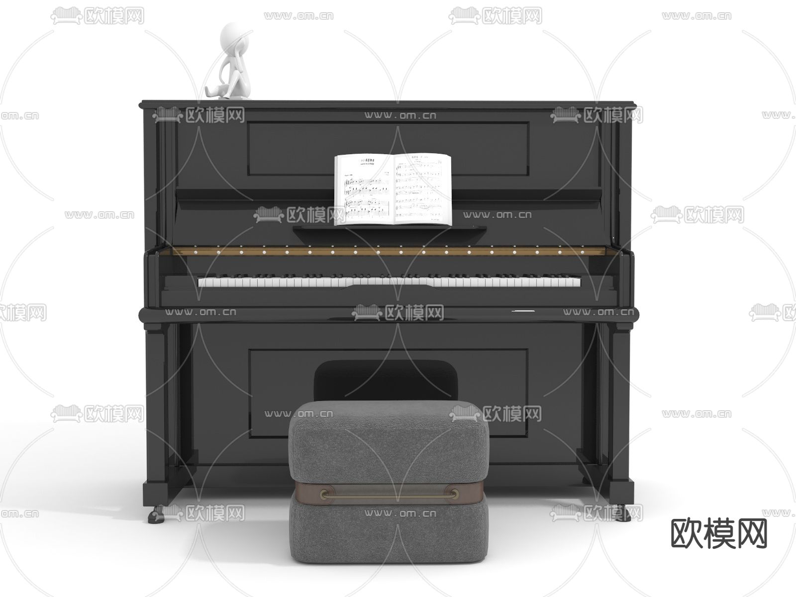 钢琴3d模型下载