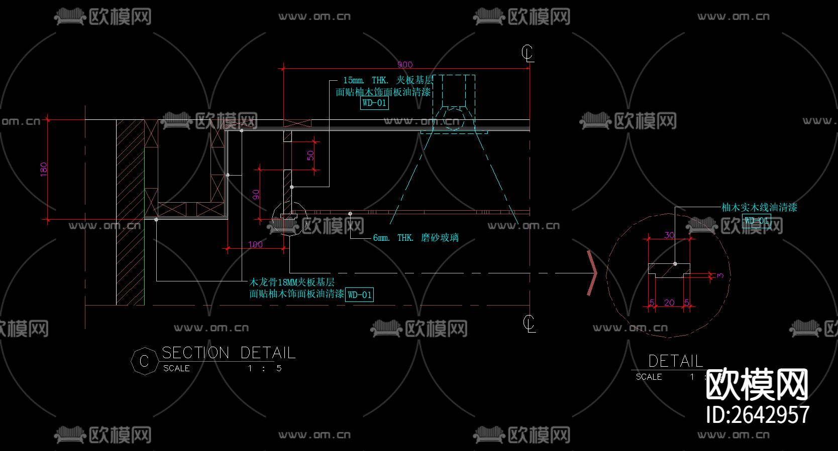 电梯骄厢装修CAD施工图下载（渲染图2）