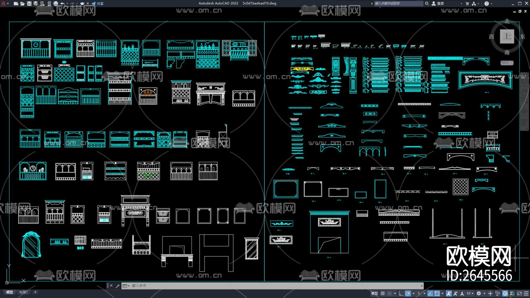 橱柜CAD图库下载