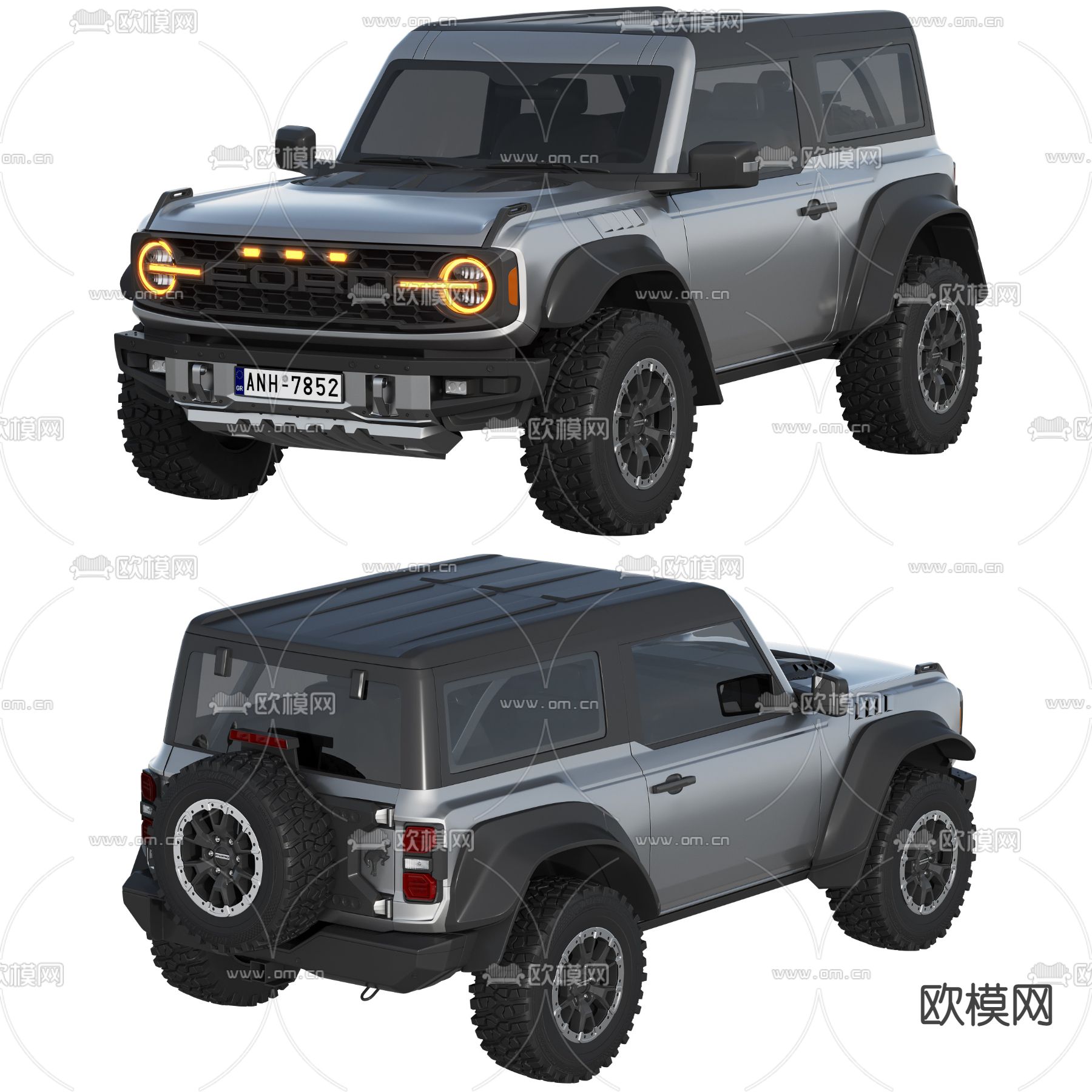 越野车 汽车3d模型下载（渲染图2）