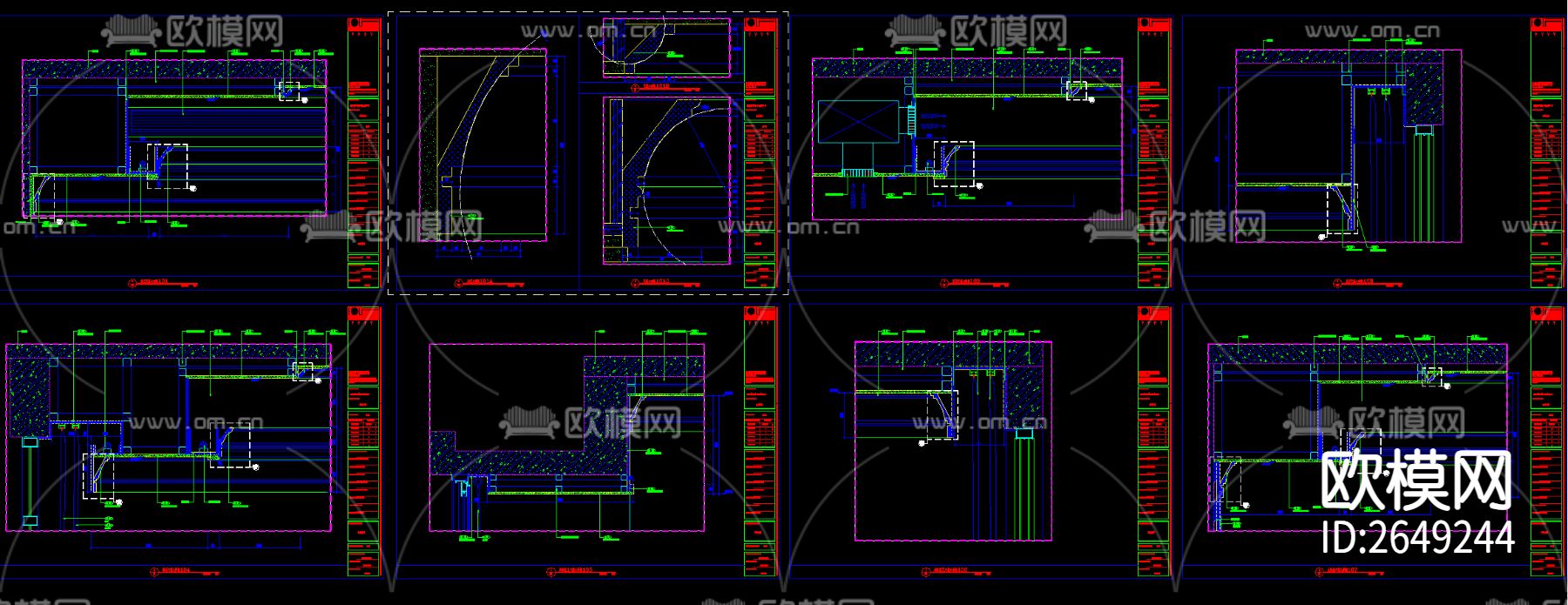 家装CAD施工图下载（渲染图5）