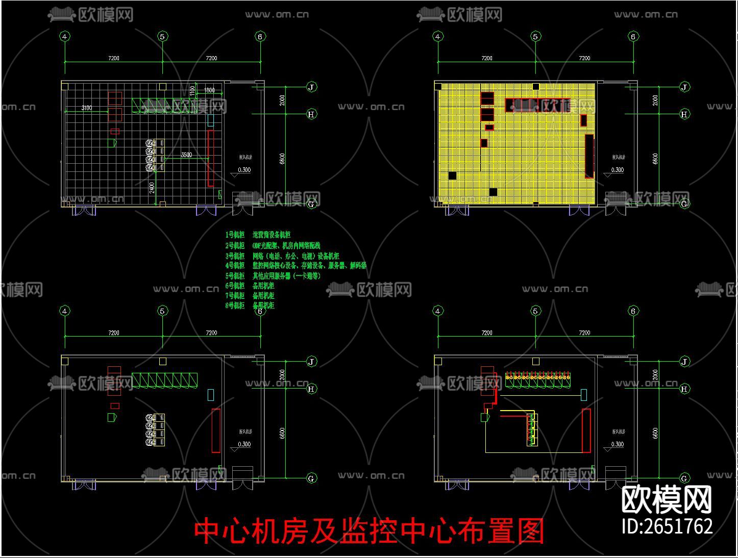 标准常用CAD弱电系统图下载（渲染图1）