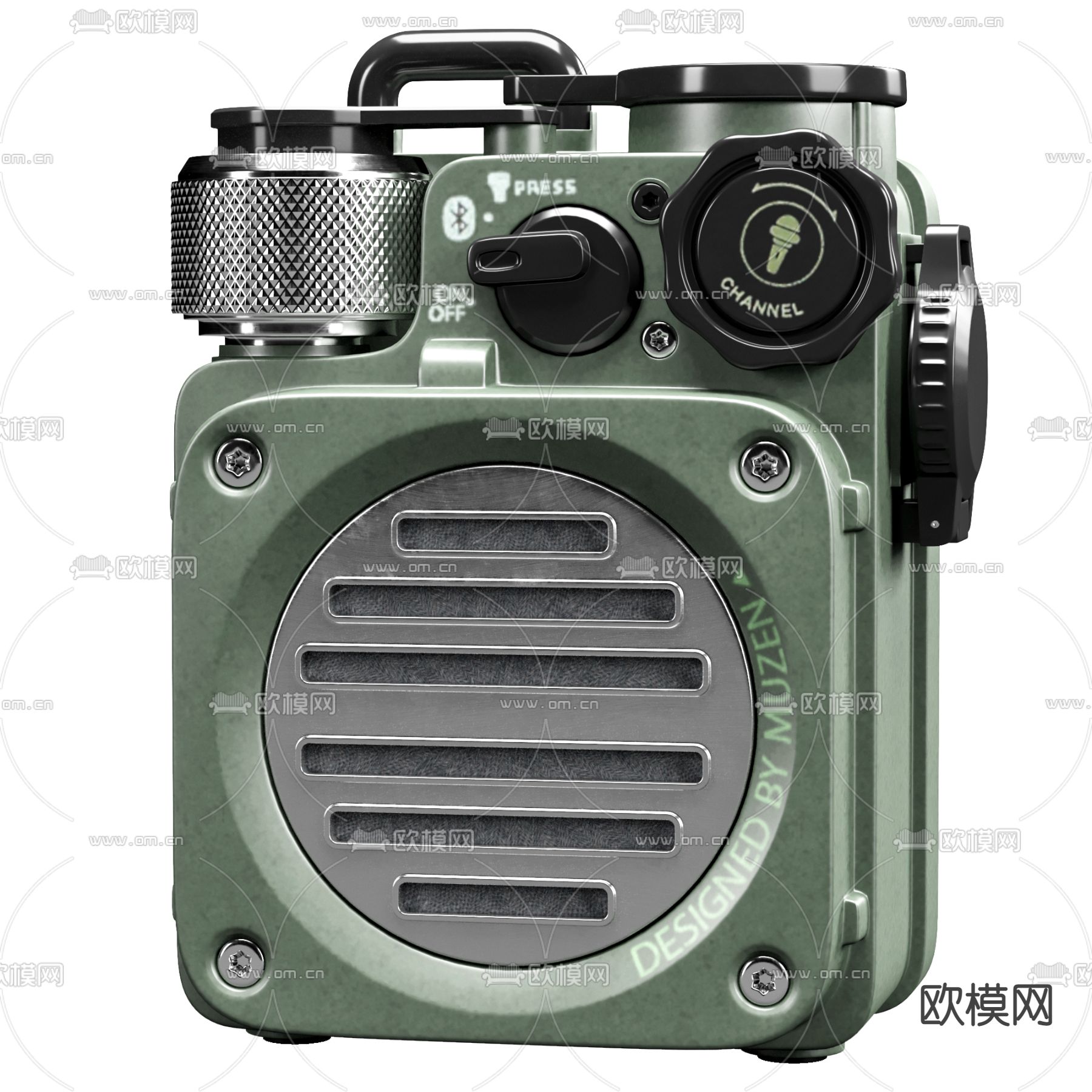 小音箱 音响免费3d模型下载（渲染图4）