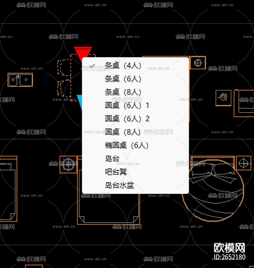 最全的动态图块cad图库下载（渲染图8）