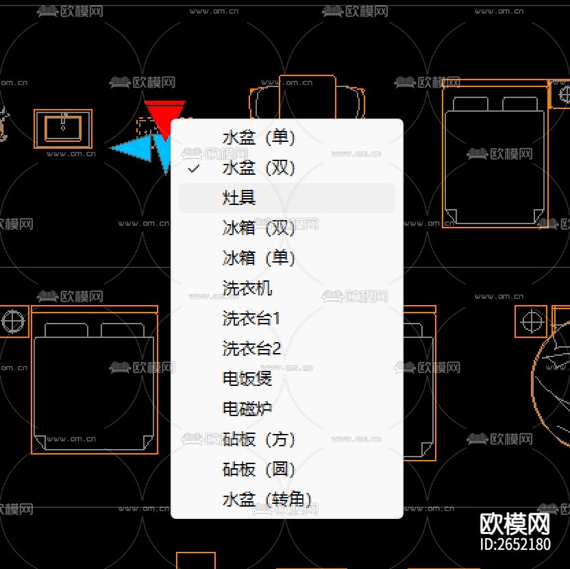 最全的动态图块cad图库下载（渲染图6）