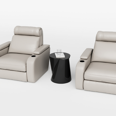  皮革沙发 休闲沙发su模型 